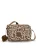 KIPLING Schoudertas ‘Abanu M’  bruin / wit