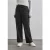 Street One Dames Geruite broek met rechte pijpen in Zwart