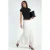 Hoge Taille Kanten Maxi Rok