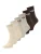 ADIDAS ORIGINALS Sokken ‘Trefoil’  beige / chocoladebruin / lichtgrijs