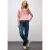 Street One Dames Langarmshirt mit Wording in Roze