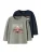 NAME IT Shirt ‘NMMVUX’  donkerblauw / pasteloranje / donkeroranje / wit