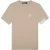 Malelions Men Captain T-Shirt 2.0 | Taupe/White