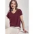 Street One Dames Shirt in linnenlook in Rood