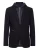 Waterafstotende wollen blazer met capuchon