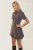 Polo Kraag Plisségordijn Mini-jurk