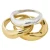 PILGRIM gold plated ring Nova – set van 3