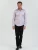 7Camicie Zakelijk overhemd ‘Firenze Satin Man Shirt Black’  sering