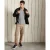T-shirt met klassieke kraag Superdry V en coton bio