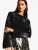 love & roses Trui ‘Christmas’  zwart