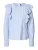 Vero Moda Tall Blouse ‘VMFANNI’  blauw / lichtblauw / wit