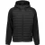 No Excess Jacket Short Fit Puffer Knitted Mix Black