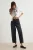TRENDYOLMİLLA Dames Zwart Effen Barrel Hoge taille Jeans