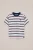 WE Fashion – Jongens T-shirt met streep – Regular fit – Rood – Katoen –