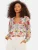 love & roses Blouse  gemengde kleuren