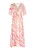 IZIA Jurk Dames Roze Veelkleurig