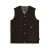 Mouwloze vest met V-hals Taion Corduroy