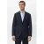 Mango Man colbert met wol donkerblauw