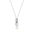 Orphelia Dames 925 Sterling Zilveren Hanger met Ketting – Wit ZH-4451