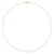 Zoetwater parel Rank in de herfst van 10-6 mm Sluiting Princess Luxury 18K White Gold