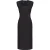 PINKO Ammiraglio Abito Punto Roma + Tela Busto Black