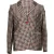 Giorgio Armani Houndstooth Blazer in Multicolor Zijde