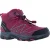 Hi-Tec Blackout Mid Polyester Soft Shell Meisjes Donkerroze/Fuchsia Wandelschoenen
