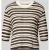 Opus Gebreid shirt met 3/4-mouw model ‘Punny’