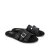 TOMS Sol Mule Leer Dames Zwarte Sandalen