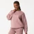 Puma Dames/dames Oversized Sweatshirt (Mauve)