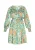 usha FESTIVAL Zomerjurk  groen / mintgroen / oranje / offwhite