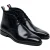 Ben Sherman London Brush Off Leren Heren Zwarte Boots