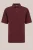WE Fashion – Heren regular fit polo met structuur – Regular fit – Bordeauxrood – Katoen –