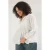 Trendyol Curve Dames Wit Effen Lang Relaxed fit Grote maten Blouses