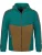 normani Outdoorjas ‘Wasilla’  cyaan blauw / bruin