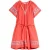 White Stuff Anna Cotton Embroidered Dress Orange Multi