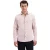 No Excess Shirt two tone with linen mauve