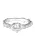 Haze&Glory Ring  zilver / transparant
