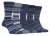 Farah – 5 Pack Heren Dunne Ademend Klassieke Gestreepte Patroon Zachte Top Katoenen Dressokken – FCS271DENTEL (Gestreept)