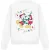 Disney Volwassen uniseks mickey & minnie mouse kiss kerst sweatshirt