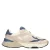 Van Lier leren sneakers – beige/blauw