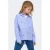 KIDS ONLY GIRL gestreepte blouse met hartjes lichtblauw
