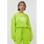 Studio AMAYA wide leg high waist broek limegroen