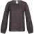 Regatta Dames/Dames Hadria Luipaardprint Keyhole Blouse met Lange Mouwen (Zwart)