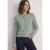 Vest met ronde hals en ruches
