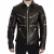 Leren Jas Met Multizip Detail