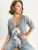 Bianco Lucci Gebreid vest  grijs / wit