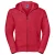 Russell Heren Authentic Full Zip Hoodie (Klassiek rood)