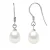 Oorbellen Hooks Zoetwater Parels 7-8mm White Pears 925