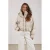 NUKUS gewatteerde jas beige